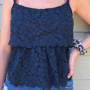 Abercrombie & Finch lace tank top